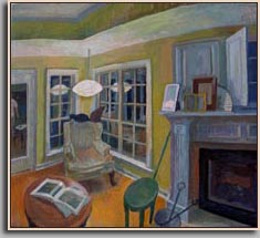 PAPER LAMP 2005 oil/canvas 31" x 35"